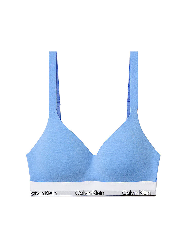 Calvin Klein Soutien-gorge Lv00qf8500 Bralette Blue Descent L Femme 2